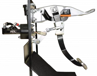 MDL LF Series 64.5-66 Mustang Hydraulic Clutch Master Kit 0.700" Bore, Black Billet Reservoir